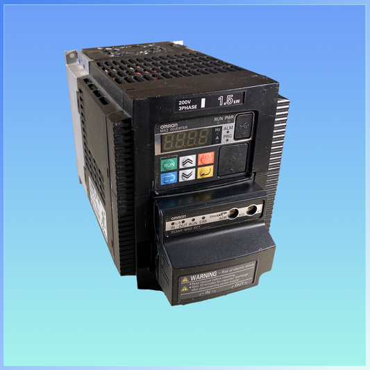 Omron 3G3MX2-A2015-V1   1.5KW Inverter/VFD with 3G3 AX-MX2-ECT ethernet com unit